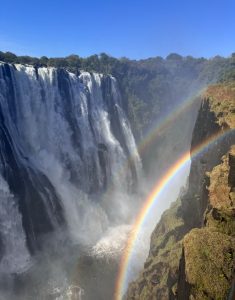 Rainbows over Victoria Falls