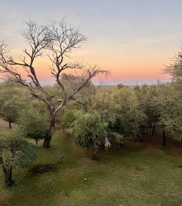 Sunset in Victoria Falls region