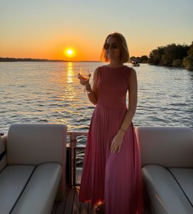 Sunset cruise on the Zambezi River
