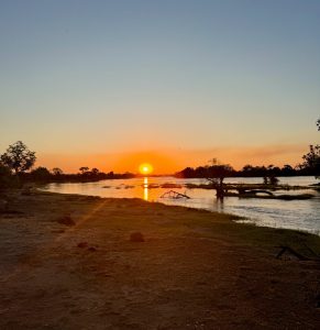 Sunset at Zambezi National Park