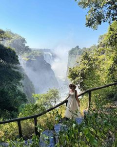 Victoria Falls view from viewpoint 2 in Zimbabwe
