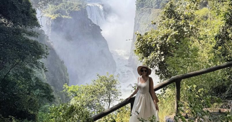 Victoria Falls view from viewpoint 2 in Zimbabwe