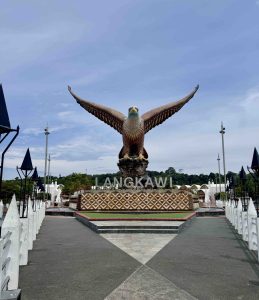 Eagle Square landmark in Kuah Town Langkawi